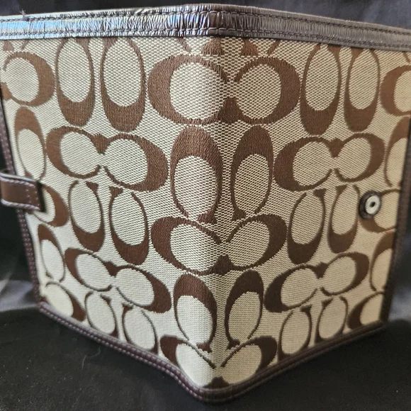 Coach Signature C Passport/ Notebook Cover - Picture 3 of 6